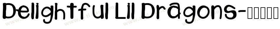 Delightful Lil Dragons字体转换